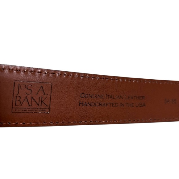 Jos. A. Bank Genuine Italian Leather Belt Office Workwear Casual Men’s Size 34 - Picture 11 of 16